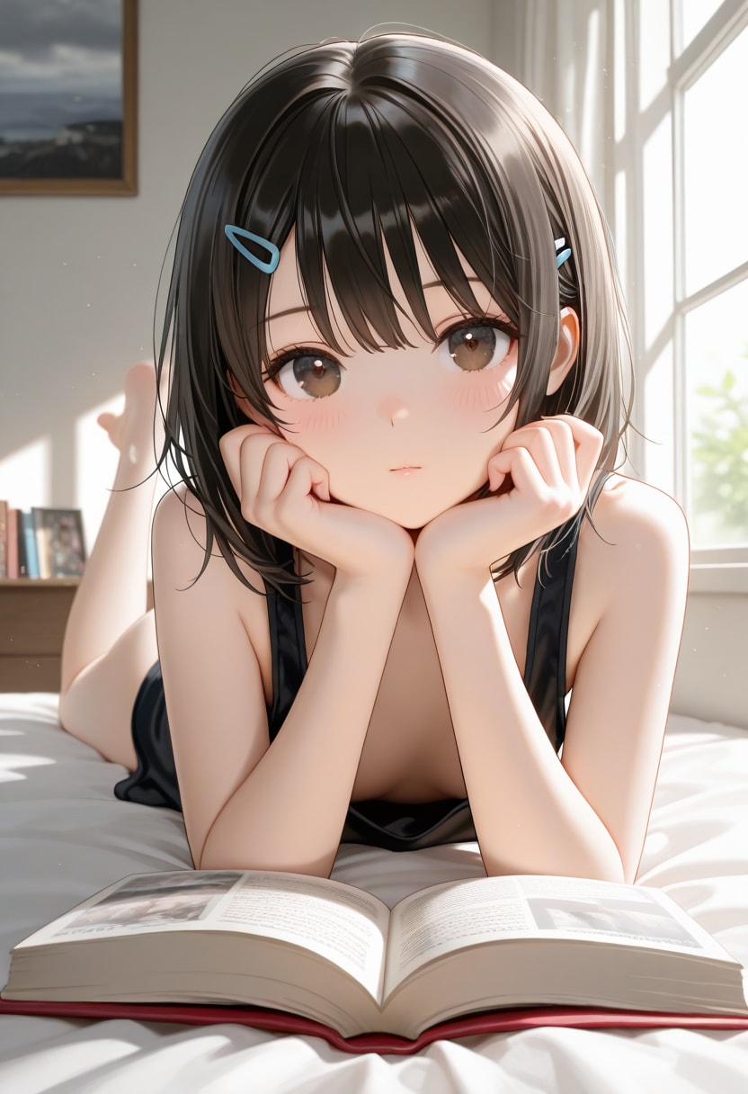 黒髪の美少女(R-15)(377)