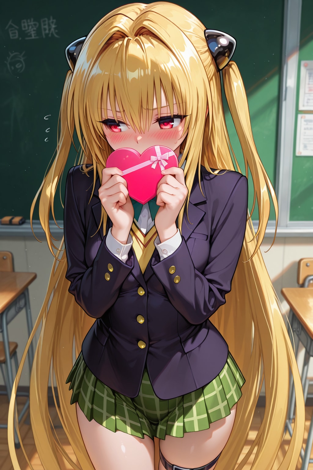 チョコ…あげます…