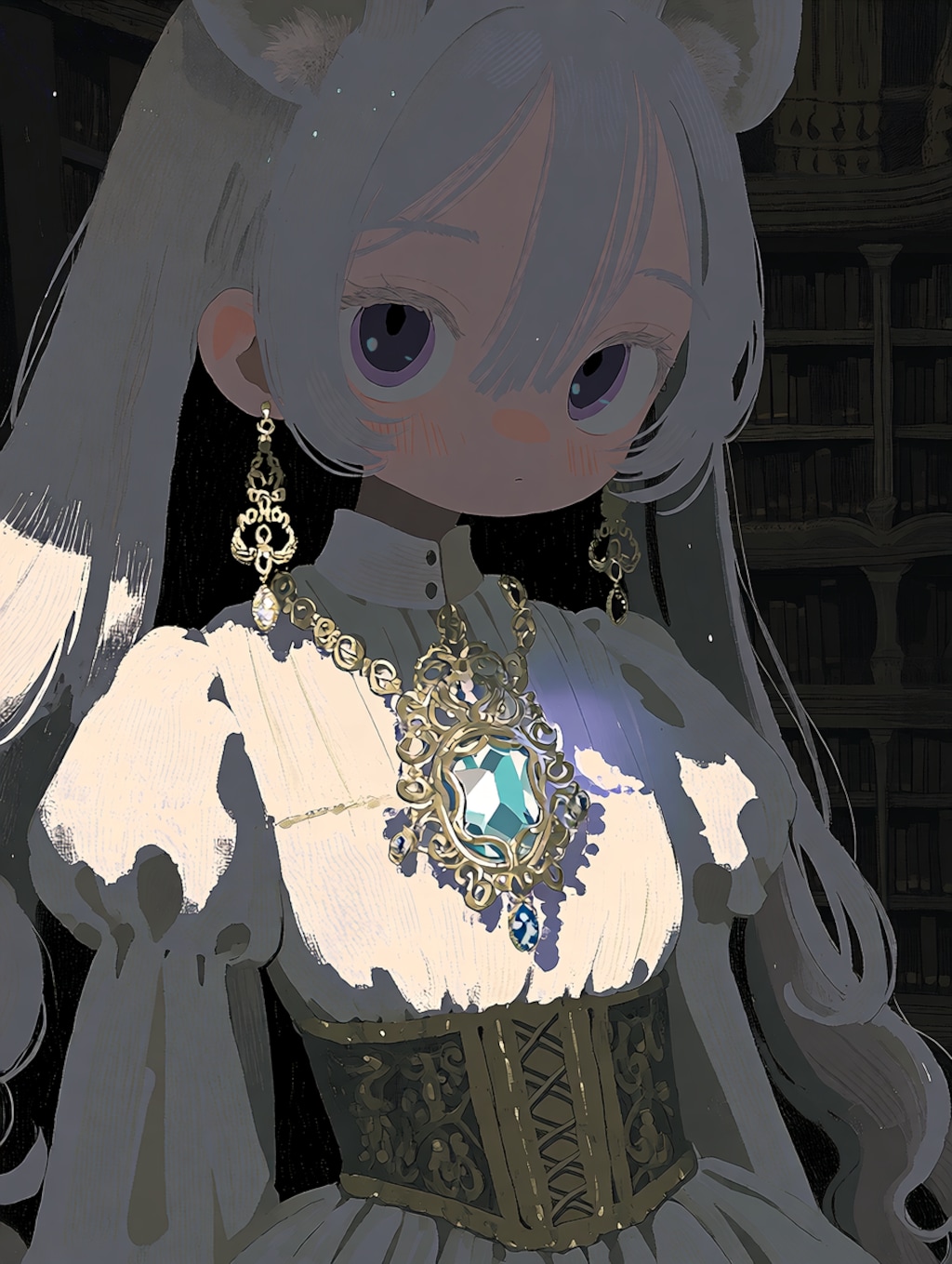 ネックレスねず耳