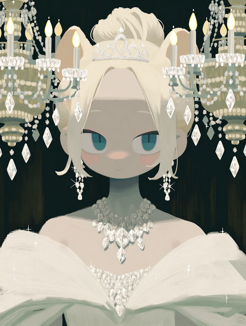 ネックレスねず耳