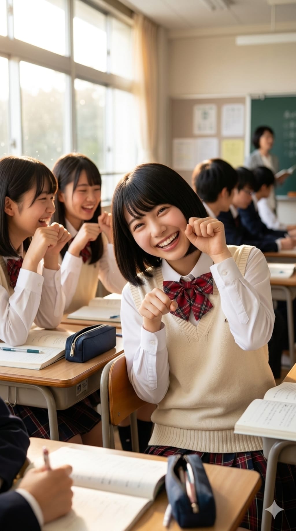 100％ピュアな最強スマイル！無邪気なポーズと溢れる幸福感に、僕の感情が完全にロックオンされた件！！💦✨