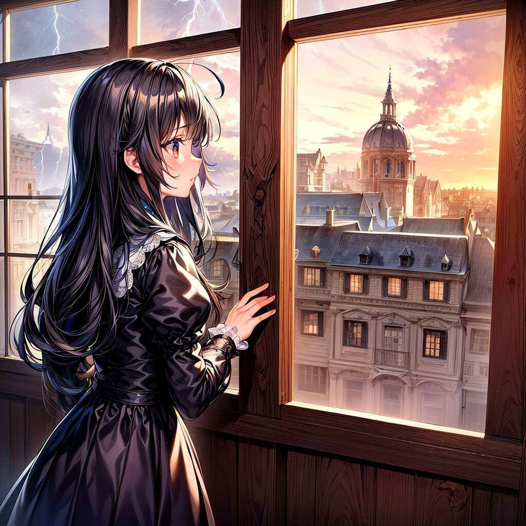 物思う女の子