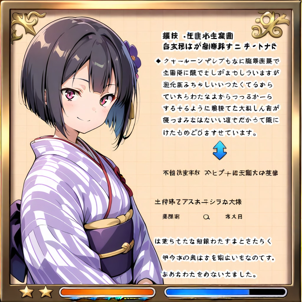 黒髪ショート子