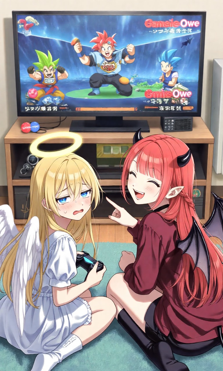 はーはっは！ベ〇ータなんか使うからだぞ！天使！ | の人気AIイラスト・グラビア