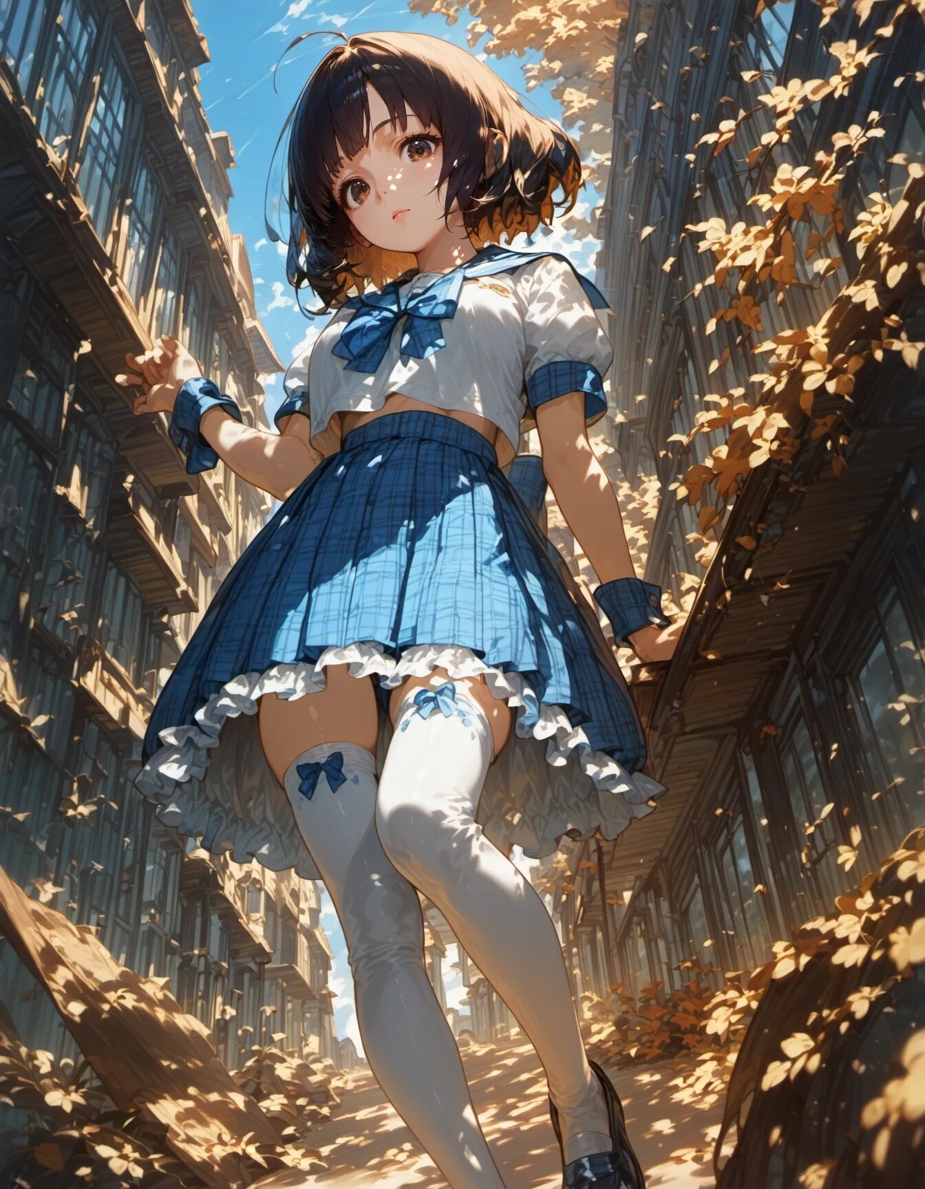 Walking Through Golden Streets