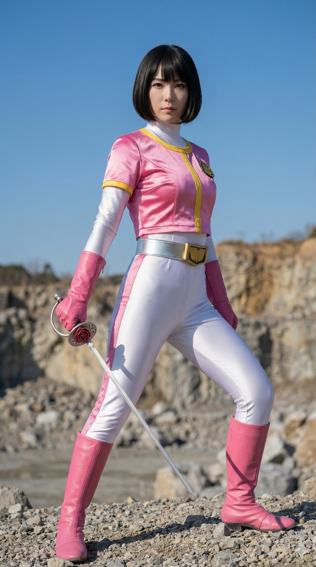 戦隊ヒロインな女の子