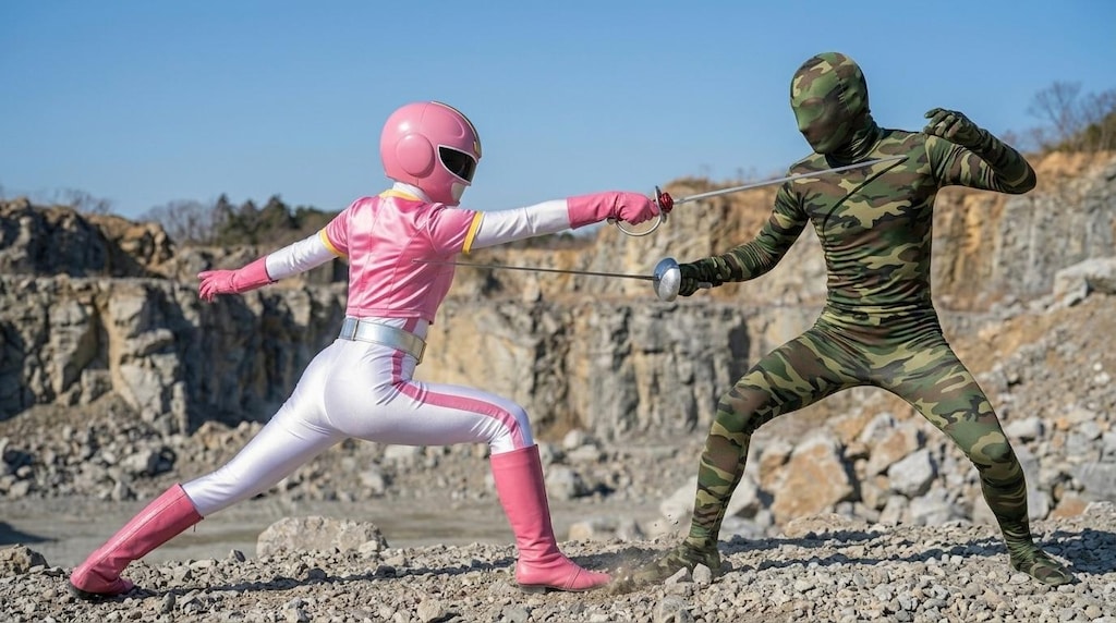 戦隊ヒロインな女の子