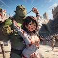 オークの肉鎧（ブラック） 7枚目