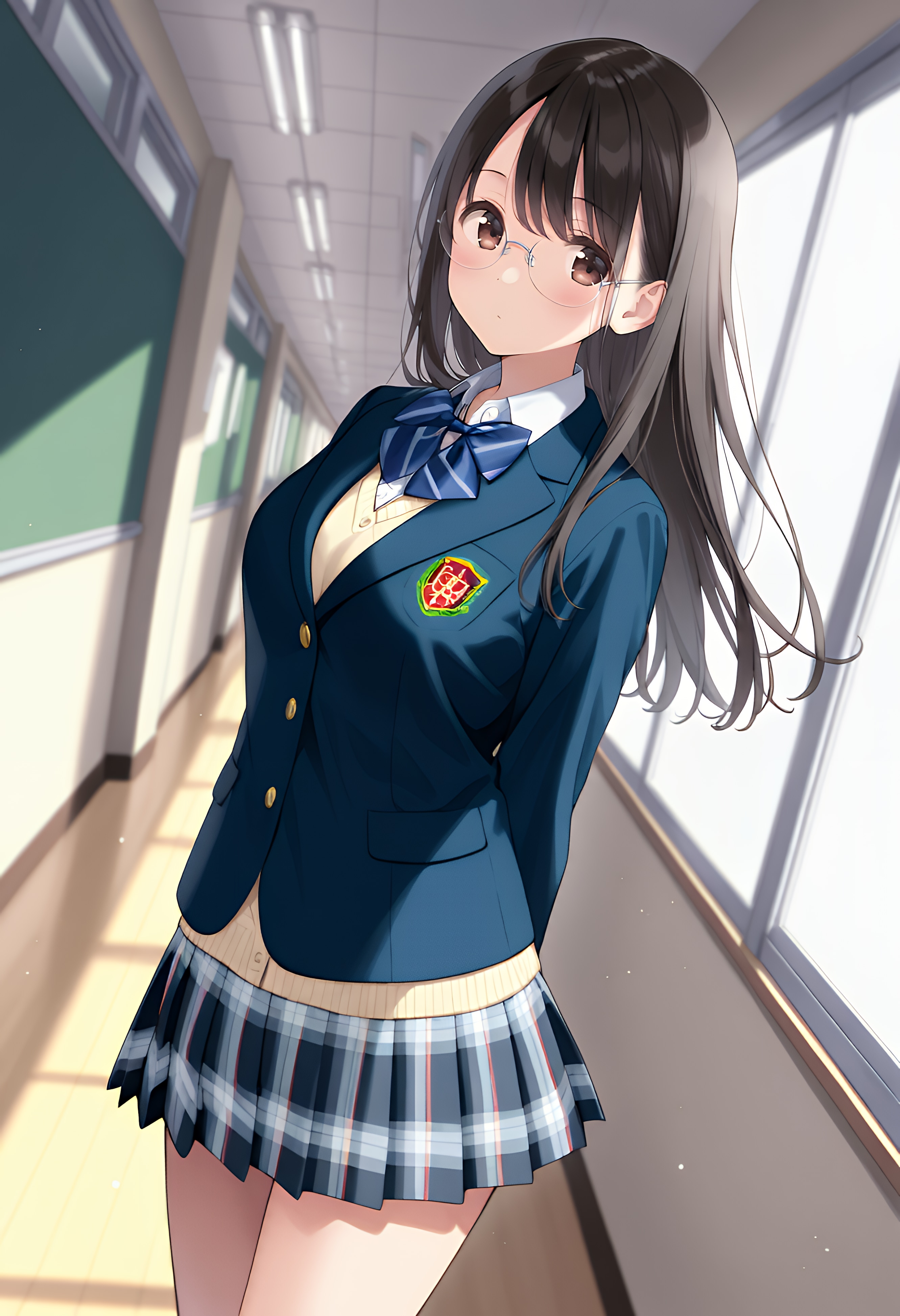 制服美少女
