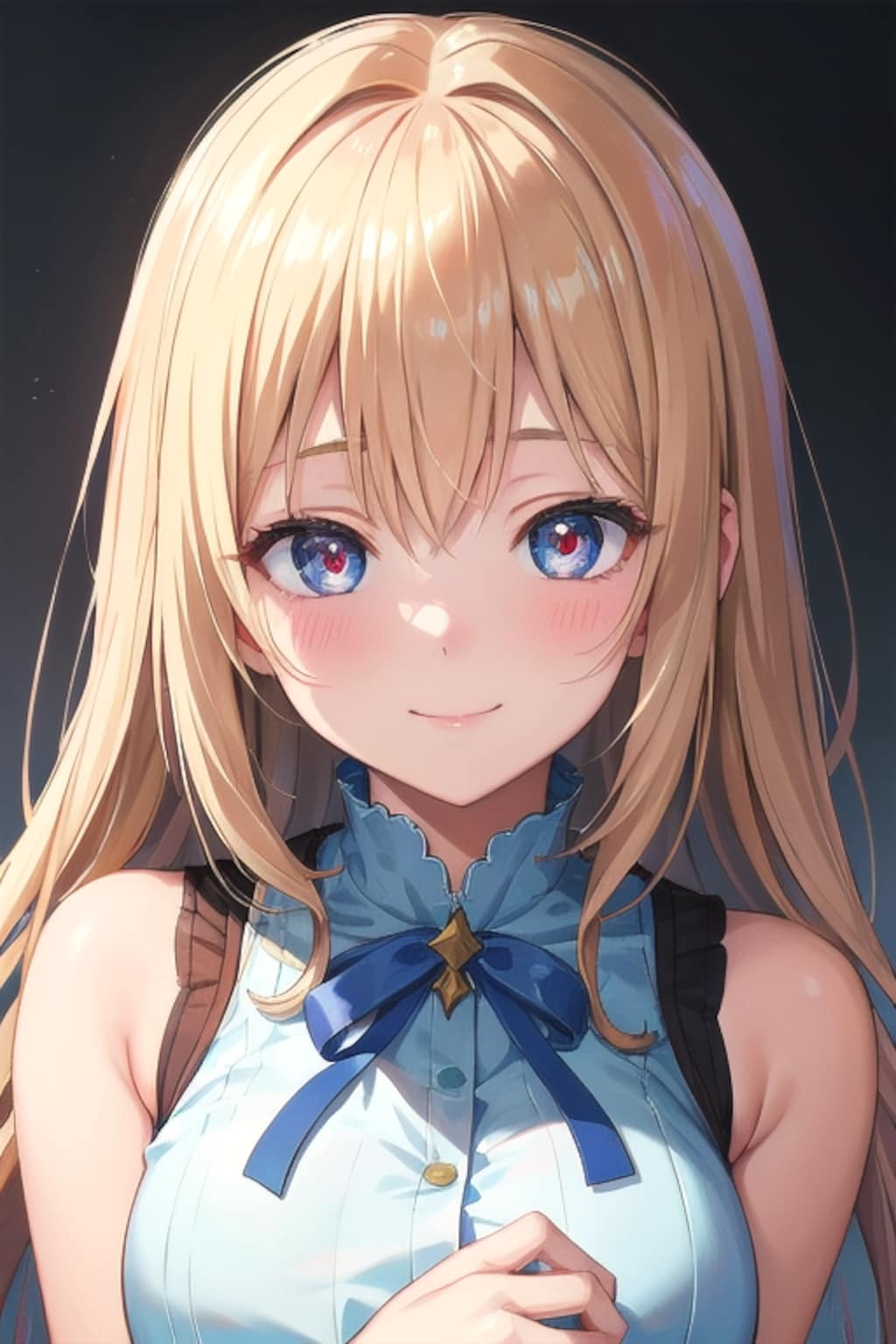 まっすぐな微笑み