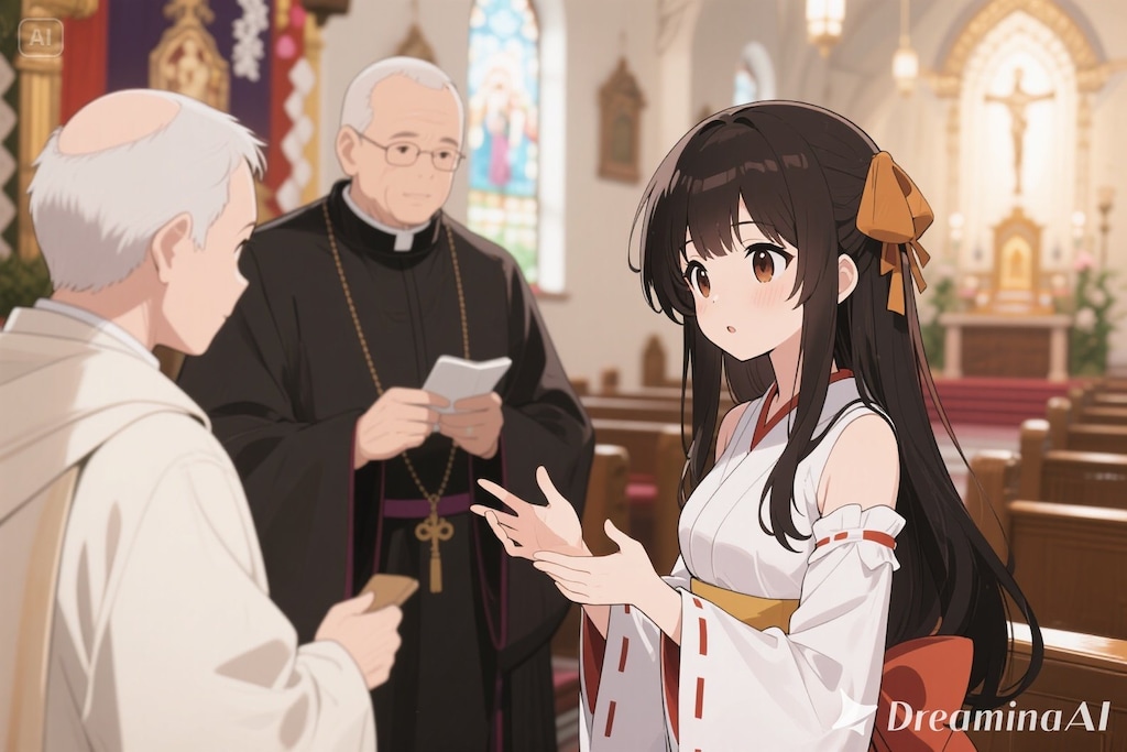 あなたは神を信じますか？と質問するさくらちゃん