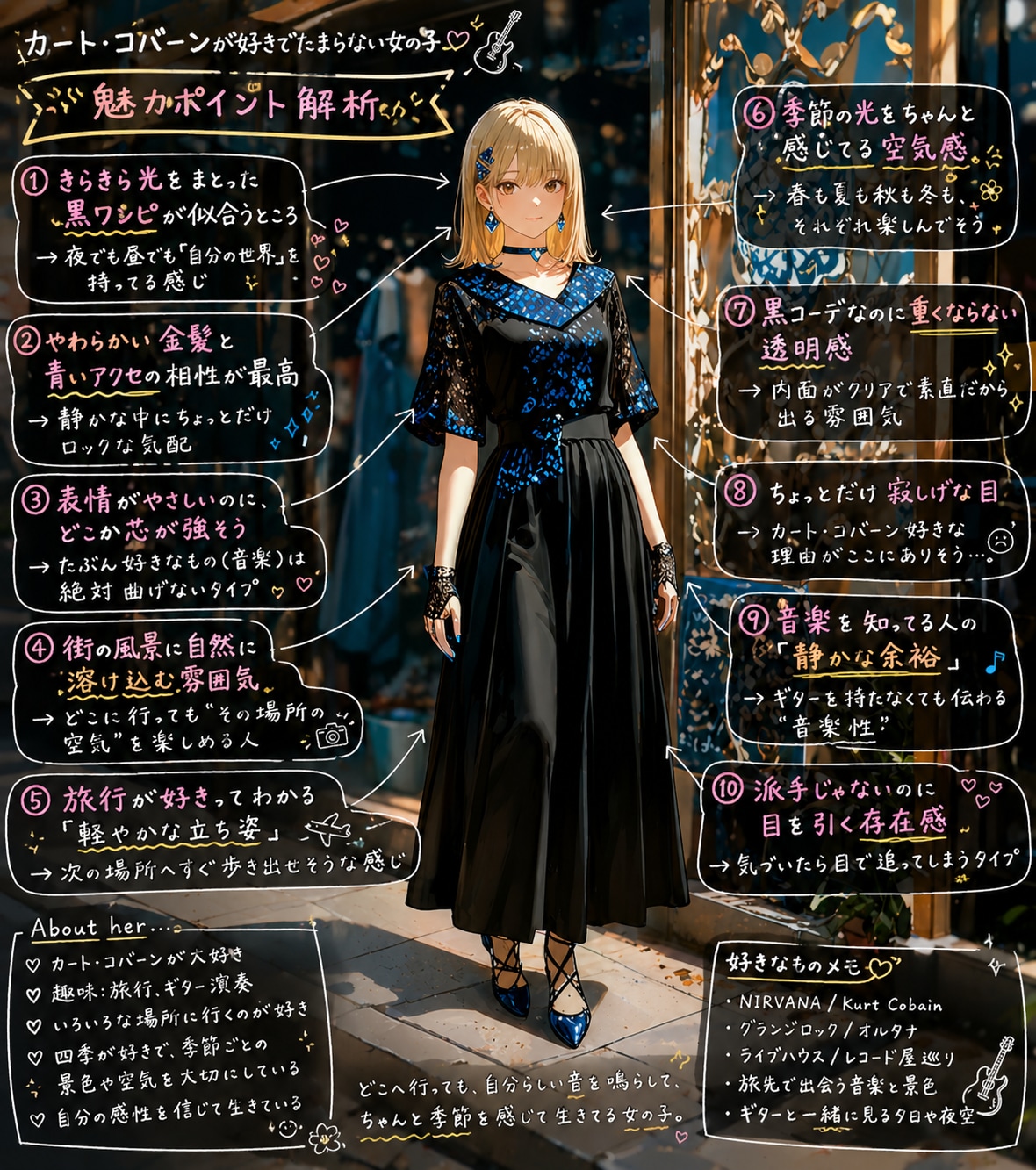 これがカート・コバーン好きの女だ！ | の人気AIイラスト・グラビア