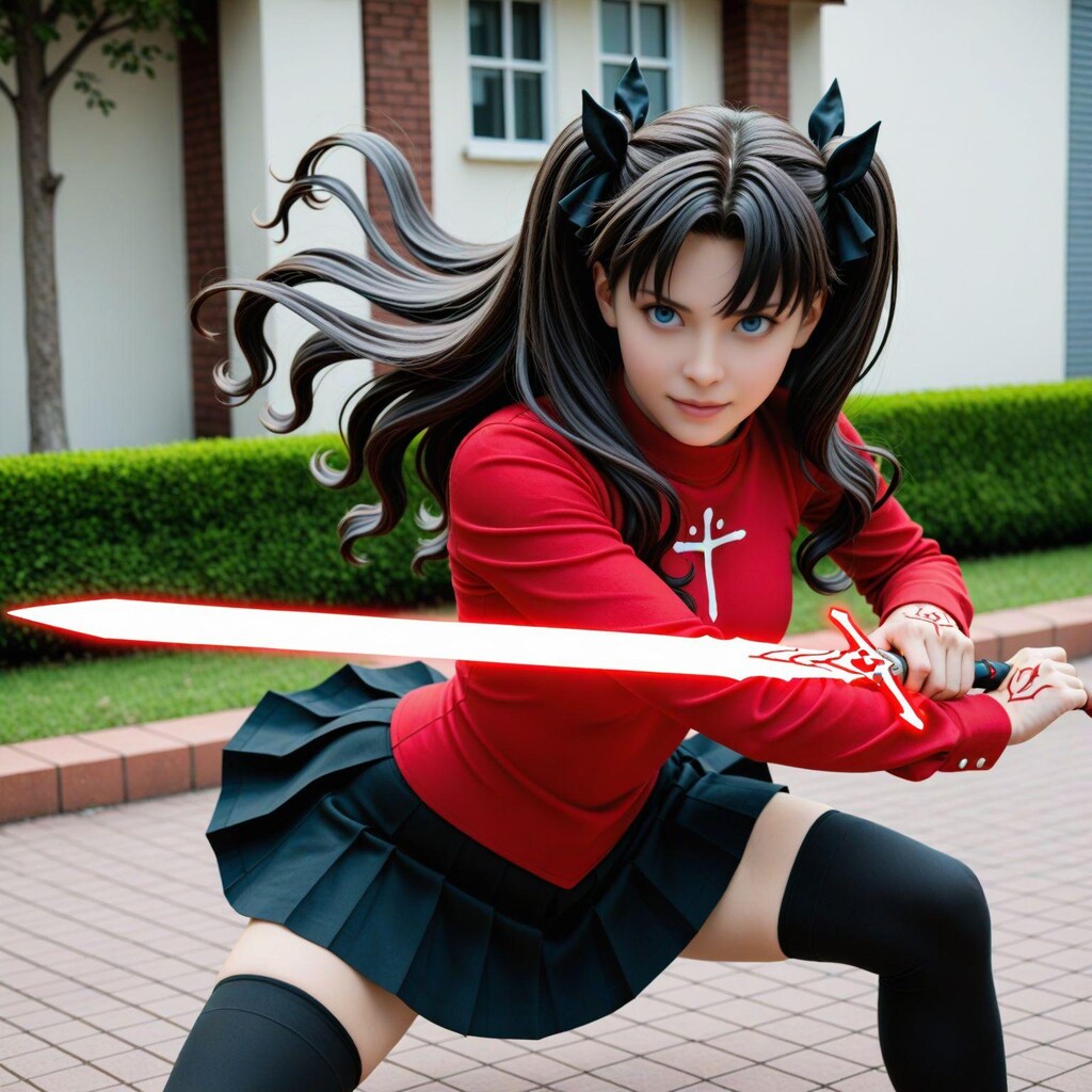 十字が示す意思——“令嬢”凛の戦闘開始⚡