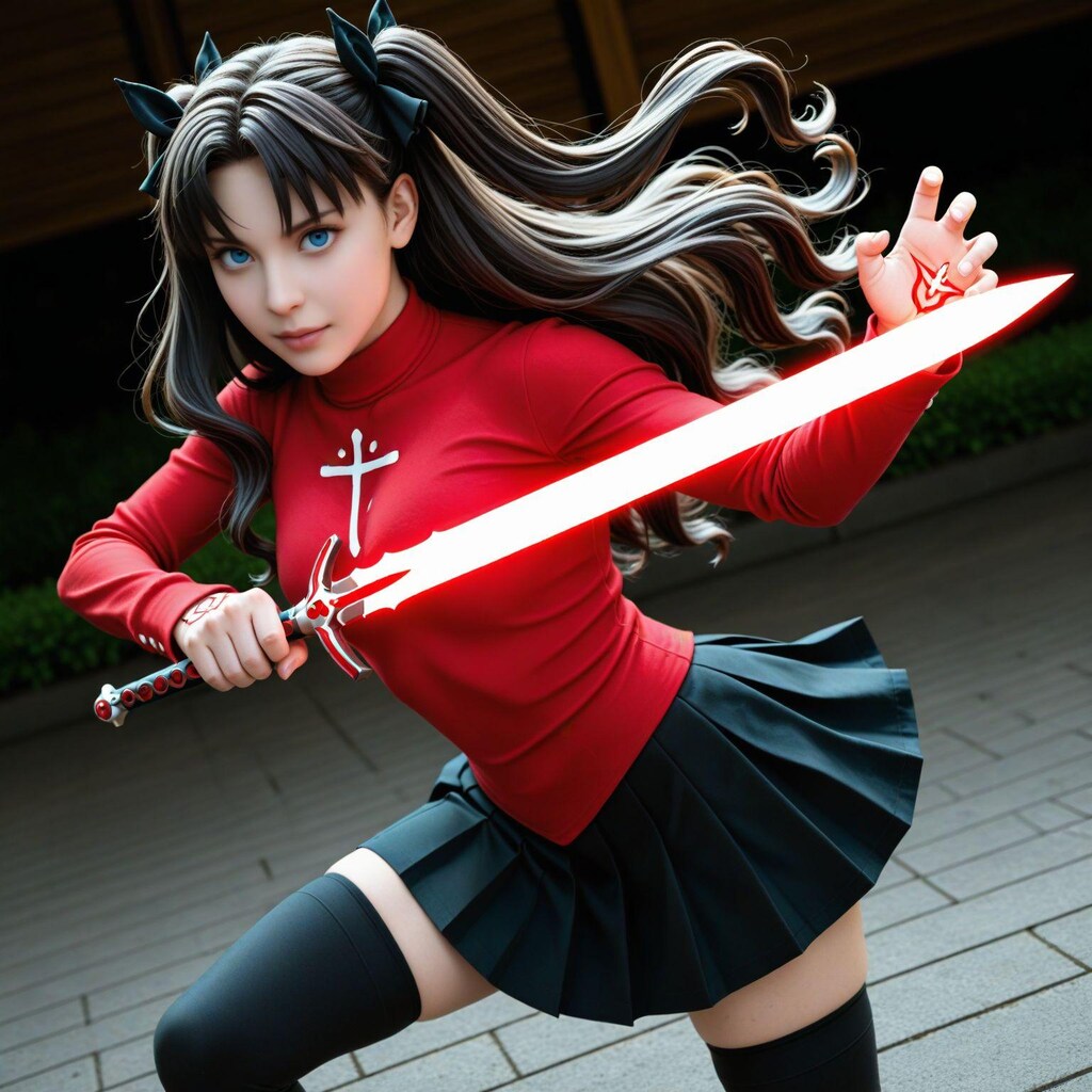 十字が示す意思——“令嬢”凛の戦闘開始⚡