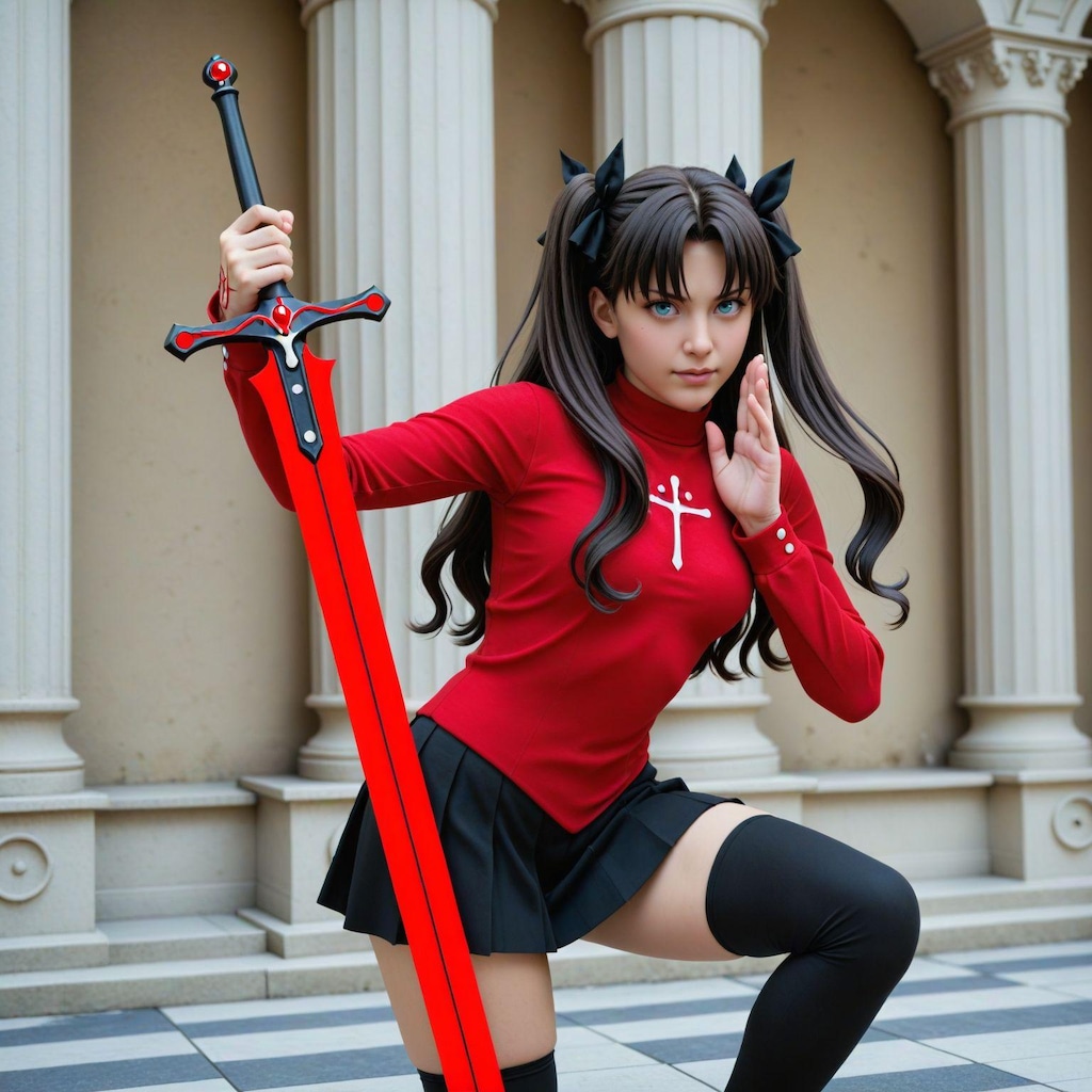 十字が示す意思——“令嬢”凛の戦闘開始⚡