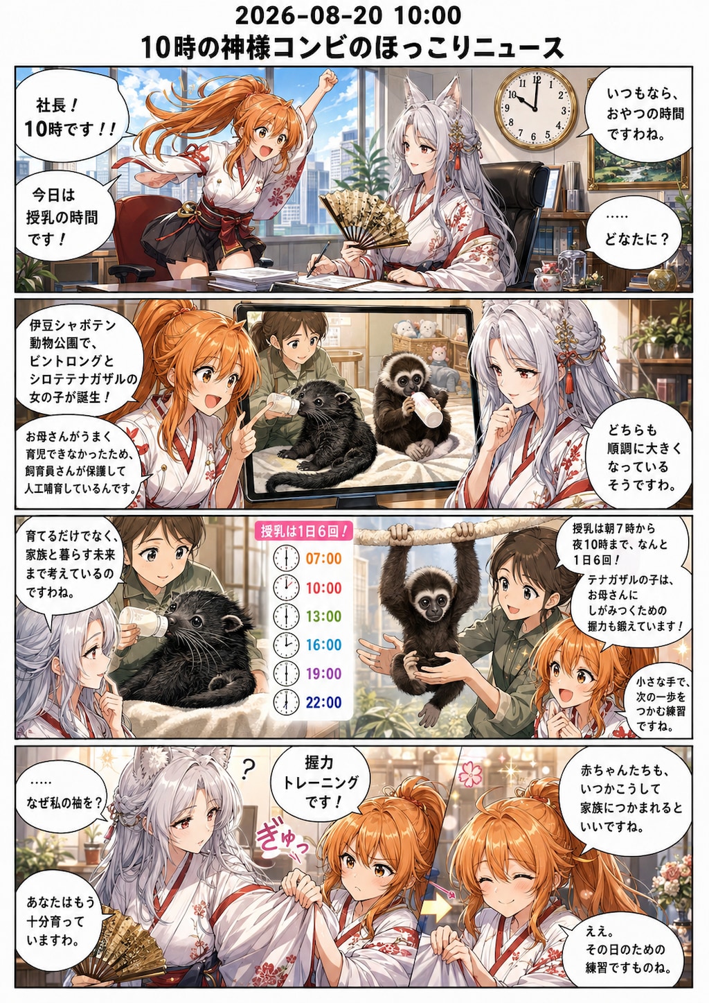 毎日漫画　10時　ほっこりニュース