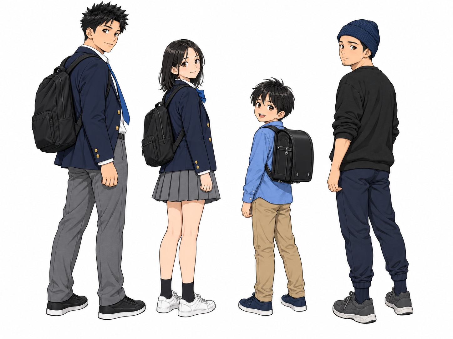 4人組 258 | の人気AIイラスト・グラビア