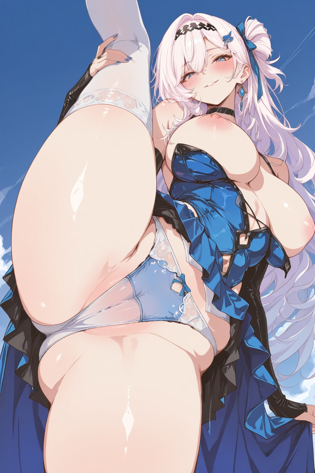 おっぱいハイキック
