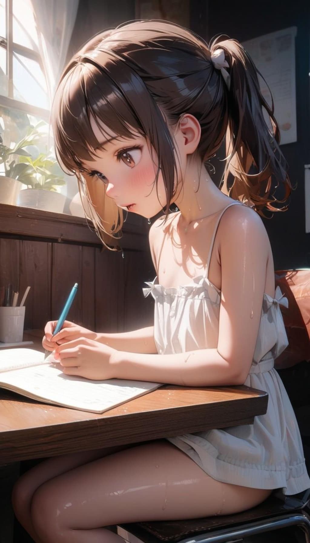 studying for a test テスト勉強