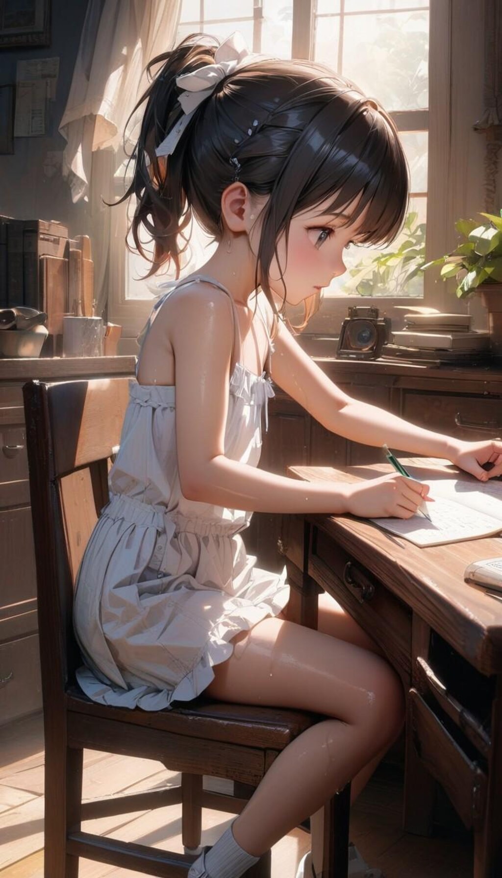 studying for a test テスト勉強