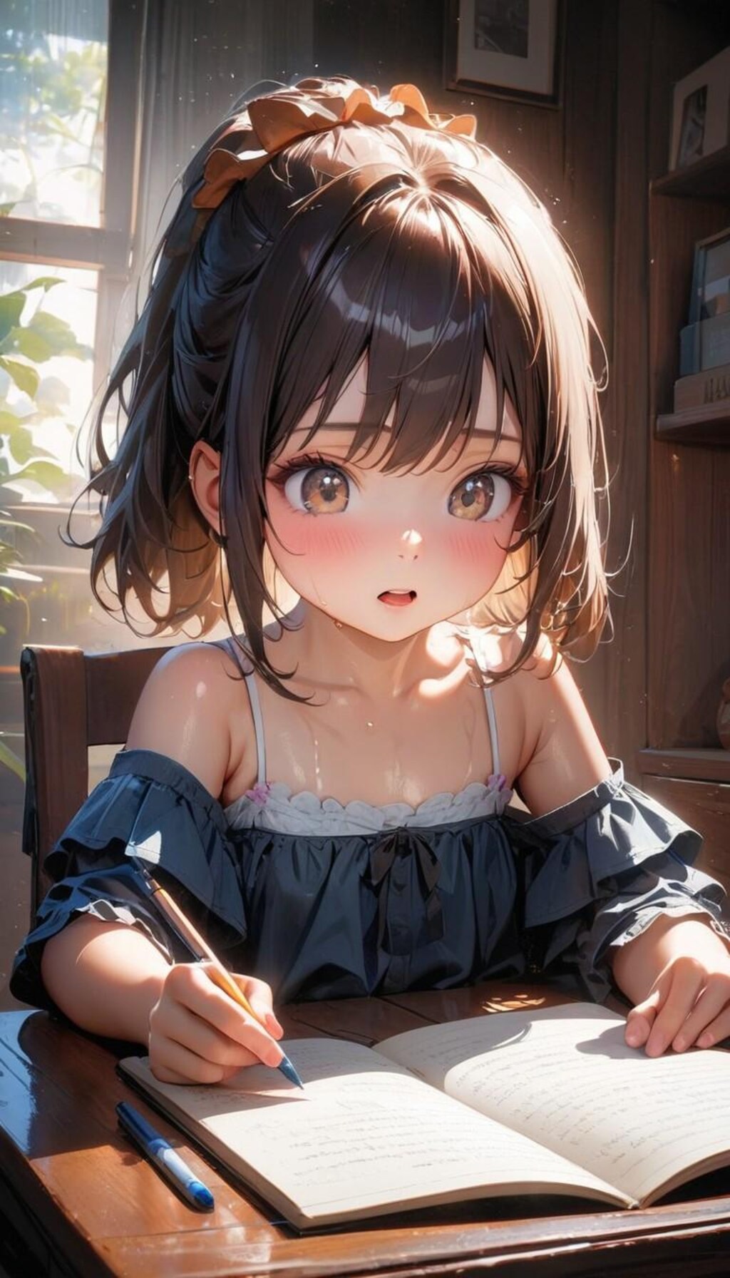 studying for a test テスト勉強