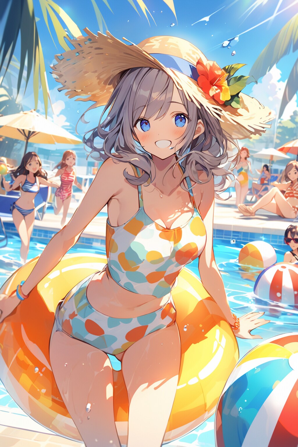 プールあそび | の人気AIイラスト・グラビア