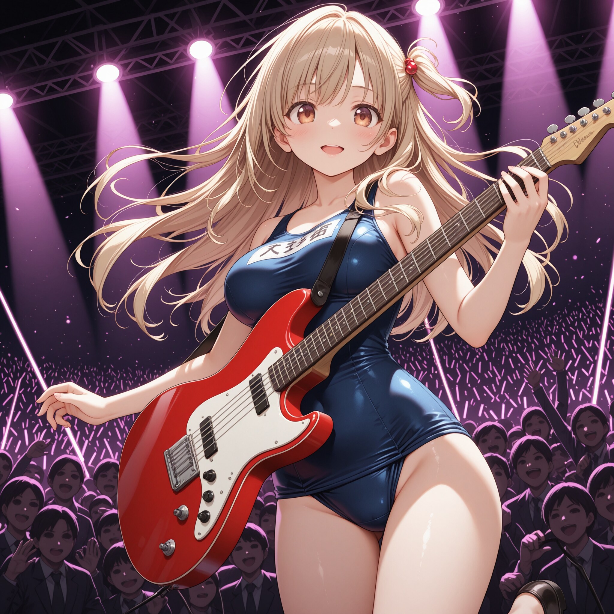 スク水×ギター