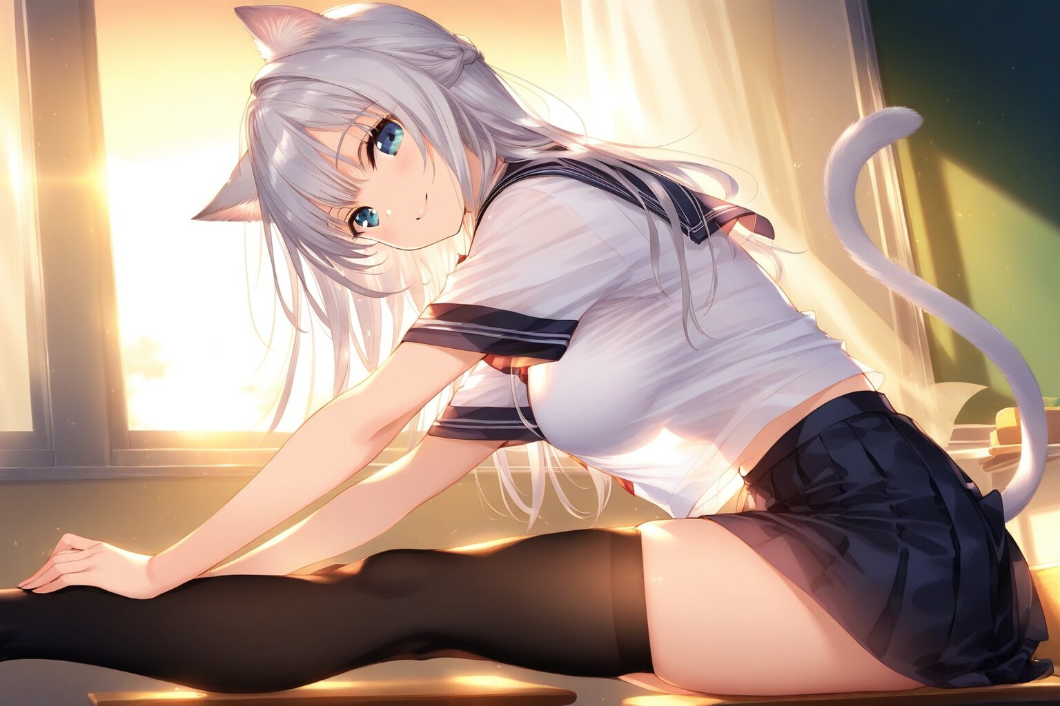 (あっ、やっと戻ってきた）「「「いっしょに帰ろ！」」」