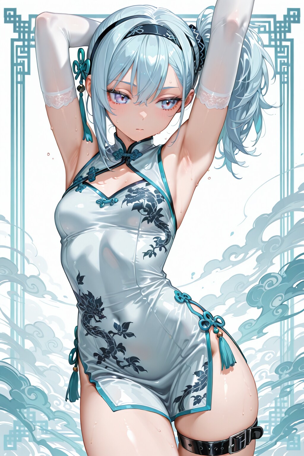 チャイナドレスの女の子
