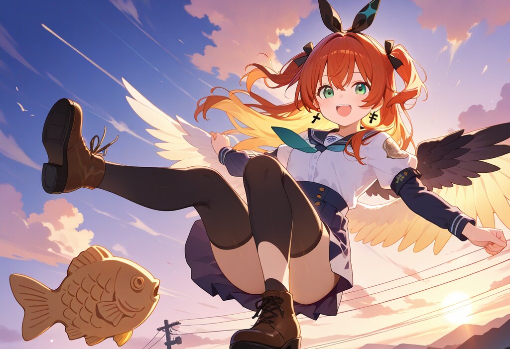 逃げ出したたい焼き / 天使に出会う