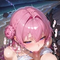 海で開放的なドロシー 2枚目