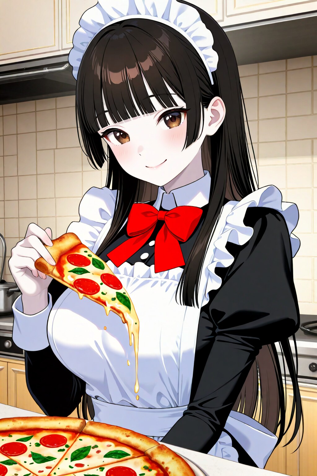 サキちゃんとおピッツァ