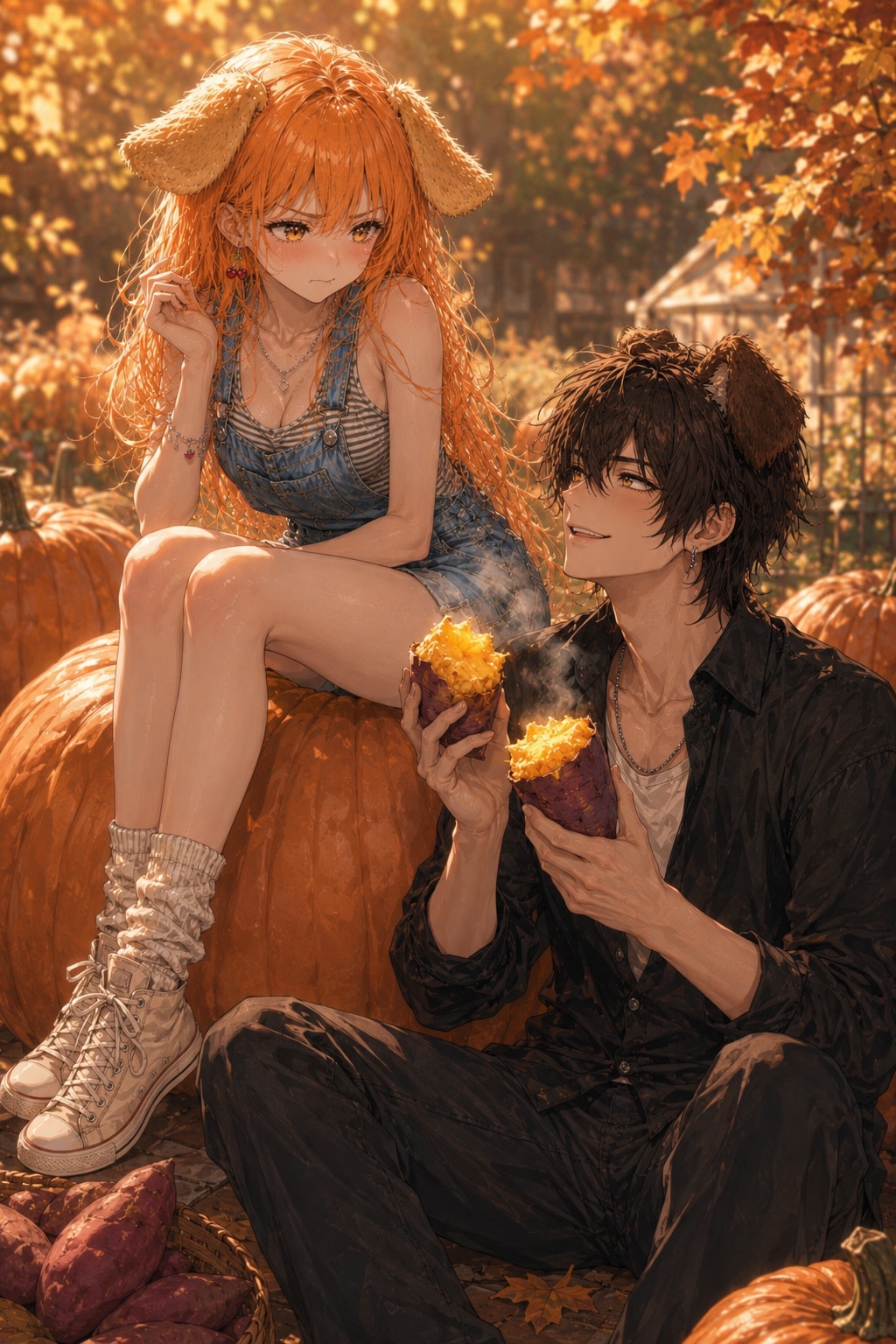 結城くんは、焼き芋より甘いその顔を独り占めしたい。 | の人気AIイラスト・グラビア