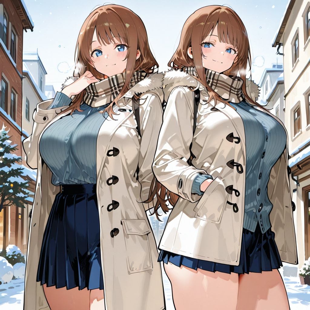 お揃いコーデ | の人気AIイラスト・グラビア