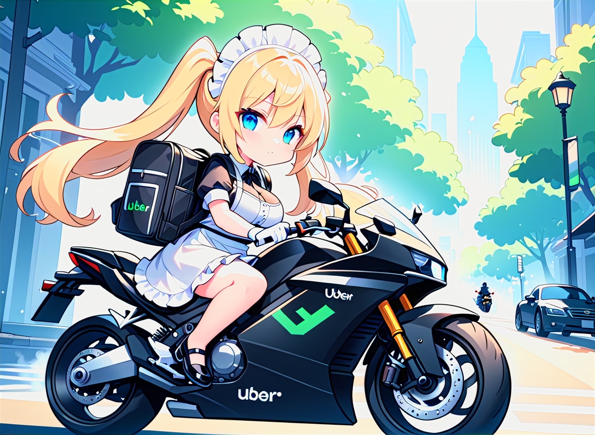 フードデリバリーメイドさん | の人気AIイラスト・グラビア