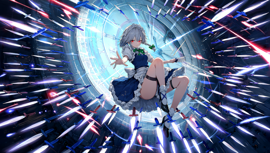 V5　東方　十六夜咲夜　弾幕