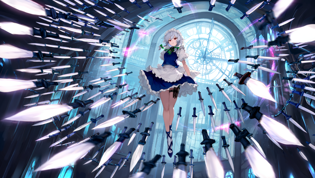 V5　東方　十六夜咲夜　弾幕