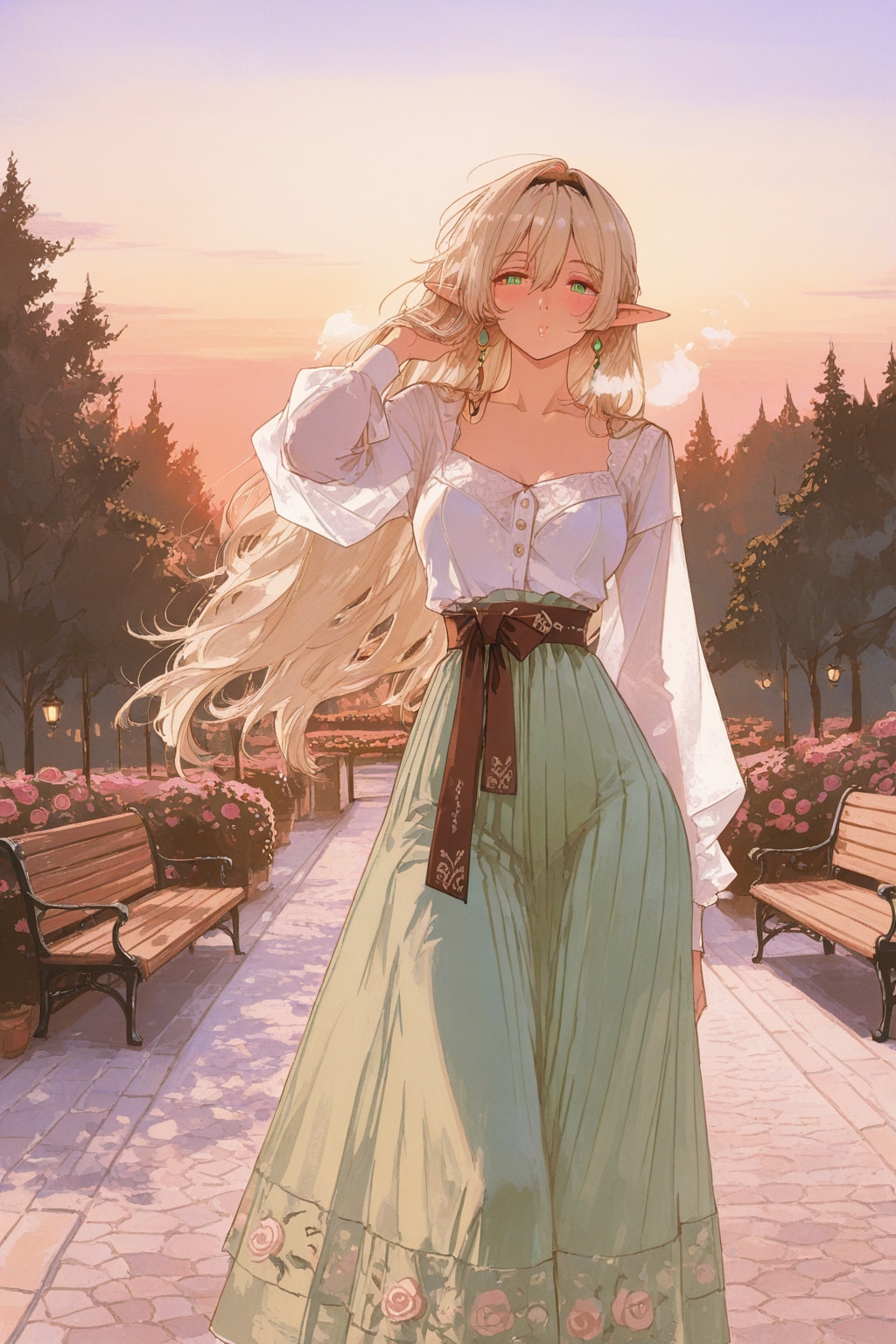 イングリッシュガーデンのエルフさん