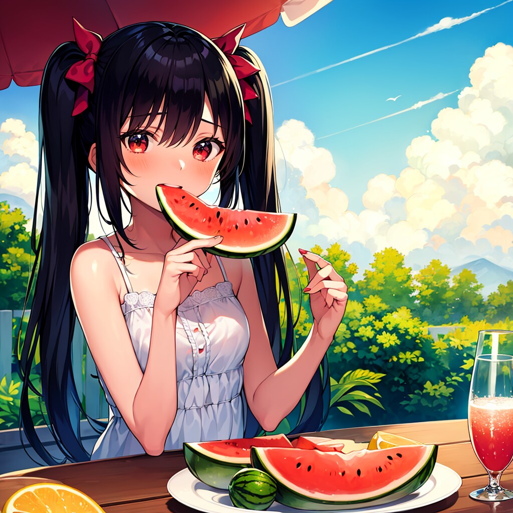 夏と言えばスイカ