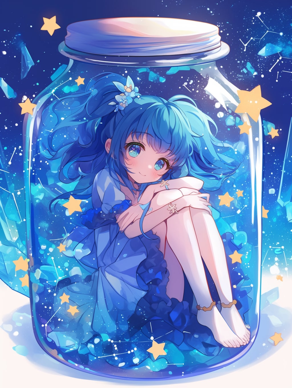 「瓶詰の少女」蒼73
