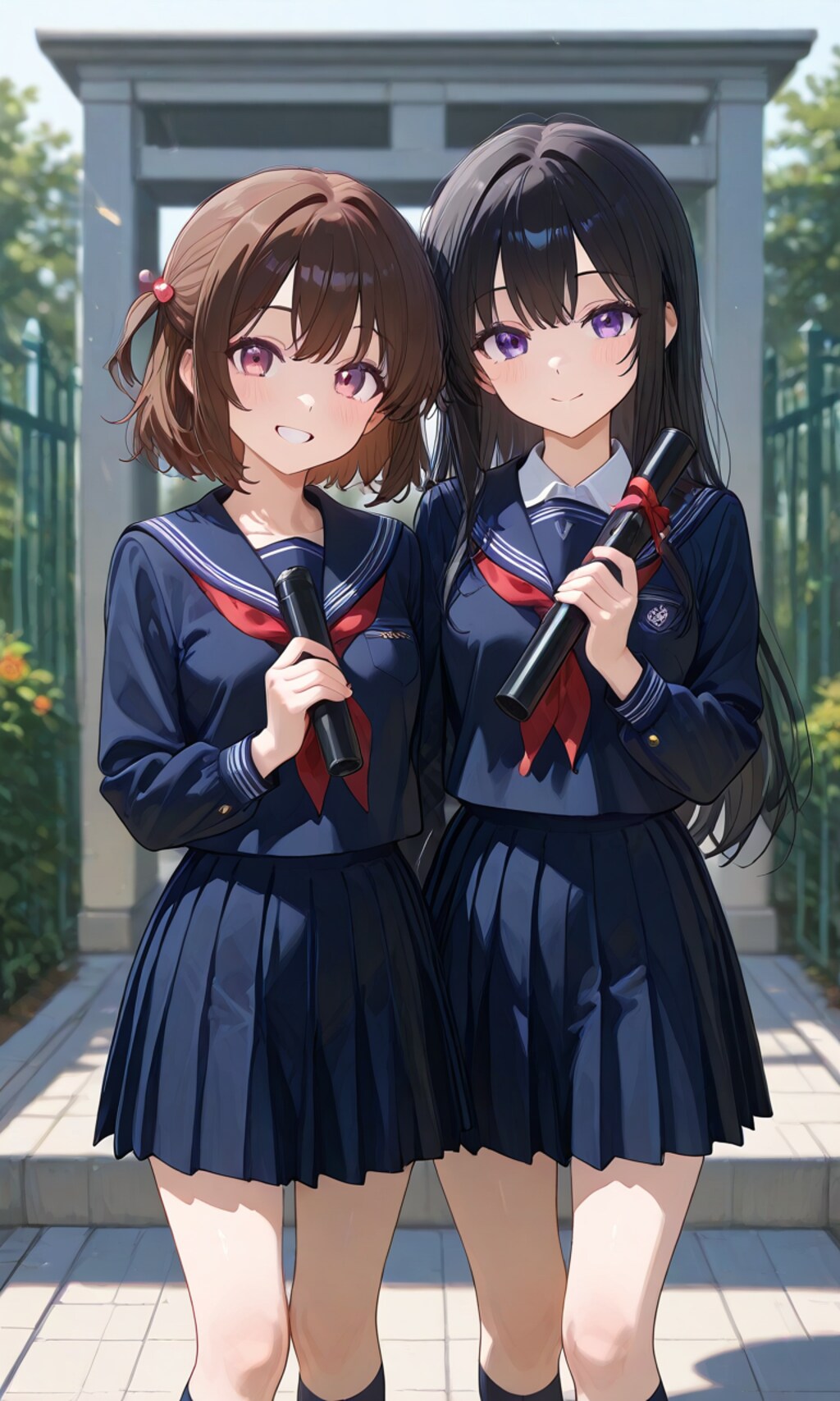 証書を受け取って