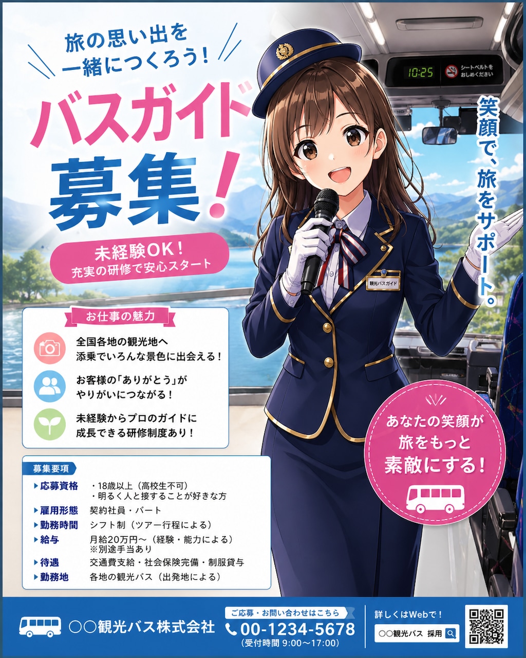 バスガイド募集！