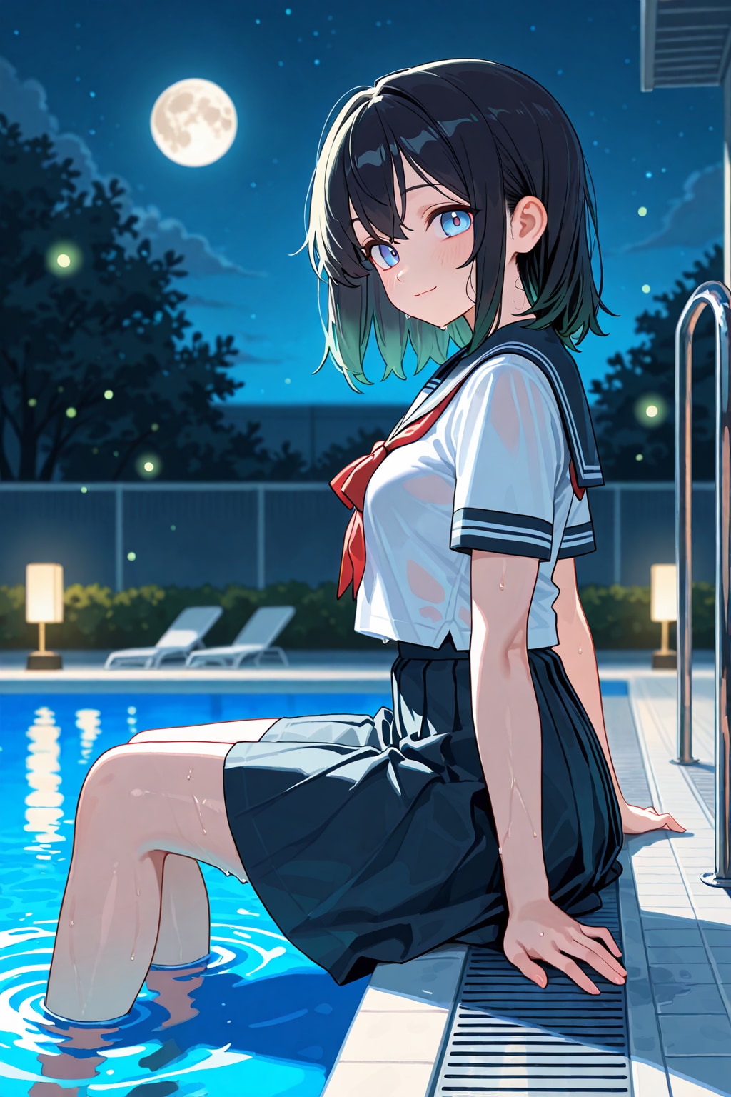 プールサイド