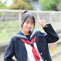 制服→ヌード 3枚目
