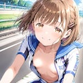 HARPYで藤田ことね③　サイクリスト（3）『風が気持ち良いー♪』 2枚目