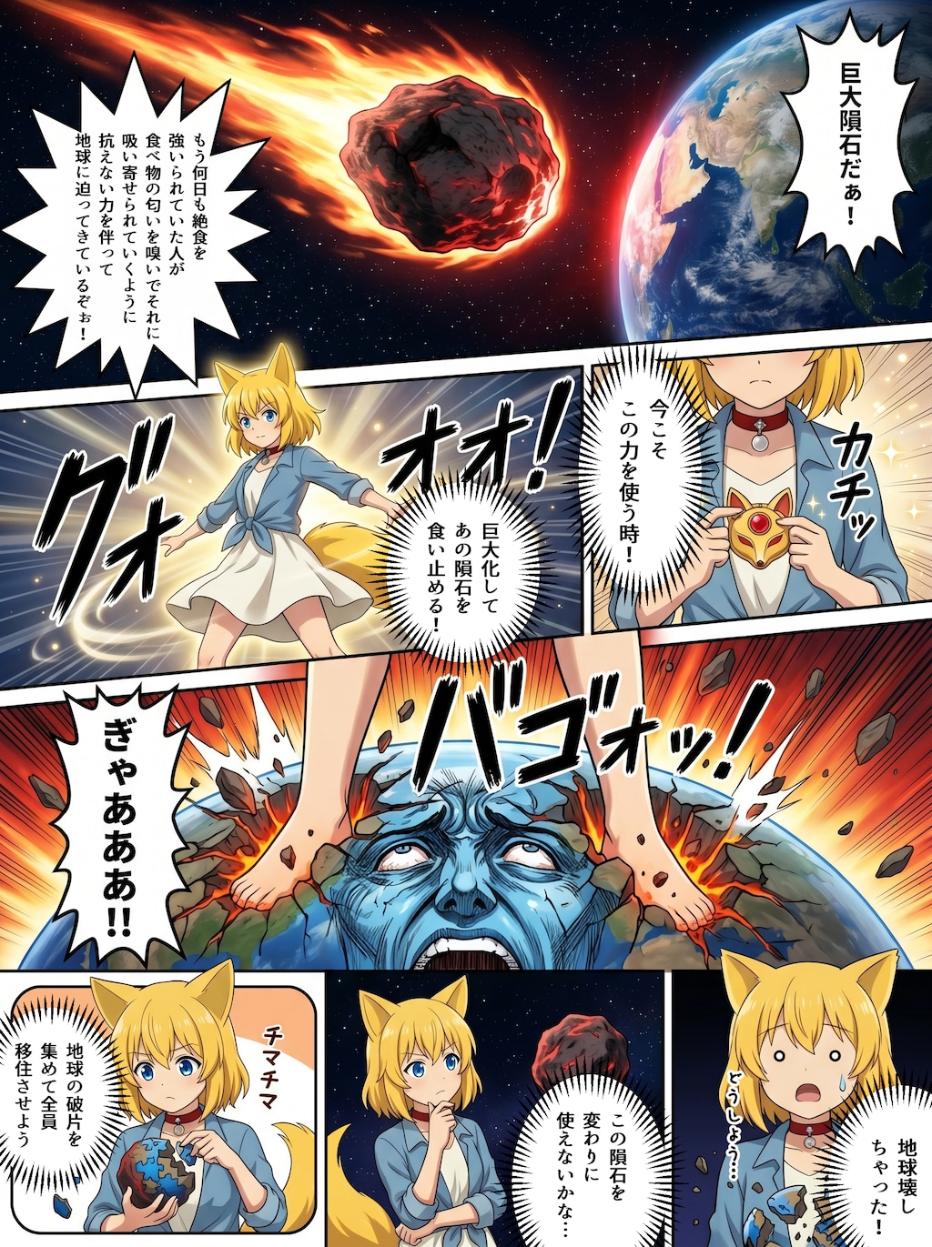 壊して創る大宇宙の法則を体現するキツネ