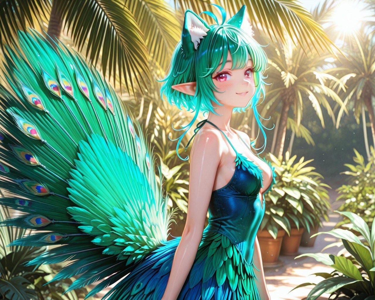 8枚）孔雀娘