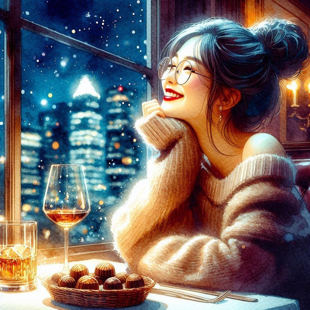 めし、笑顔、酒