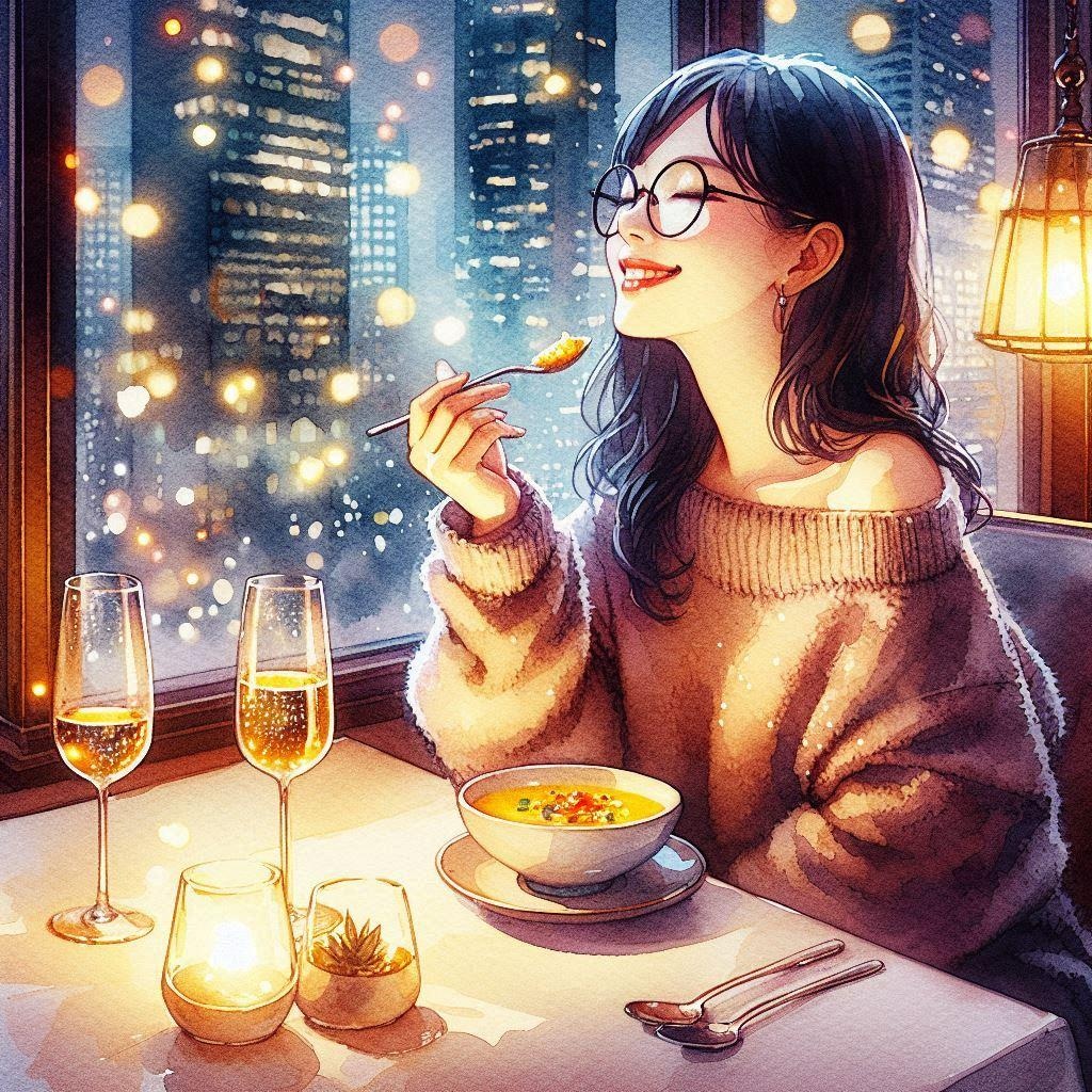 めし、笑顔、酒