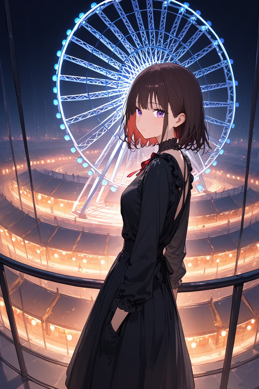 青い観覧車 | の人気AIイラスト・グラビア